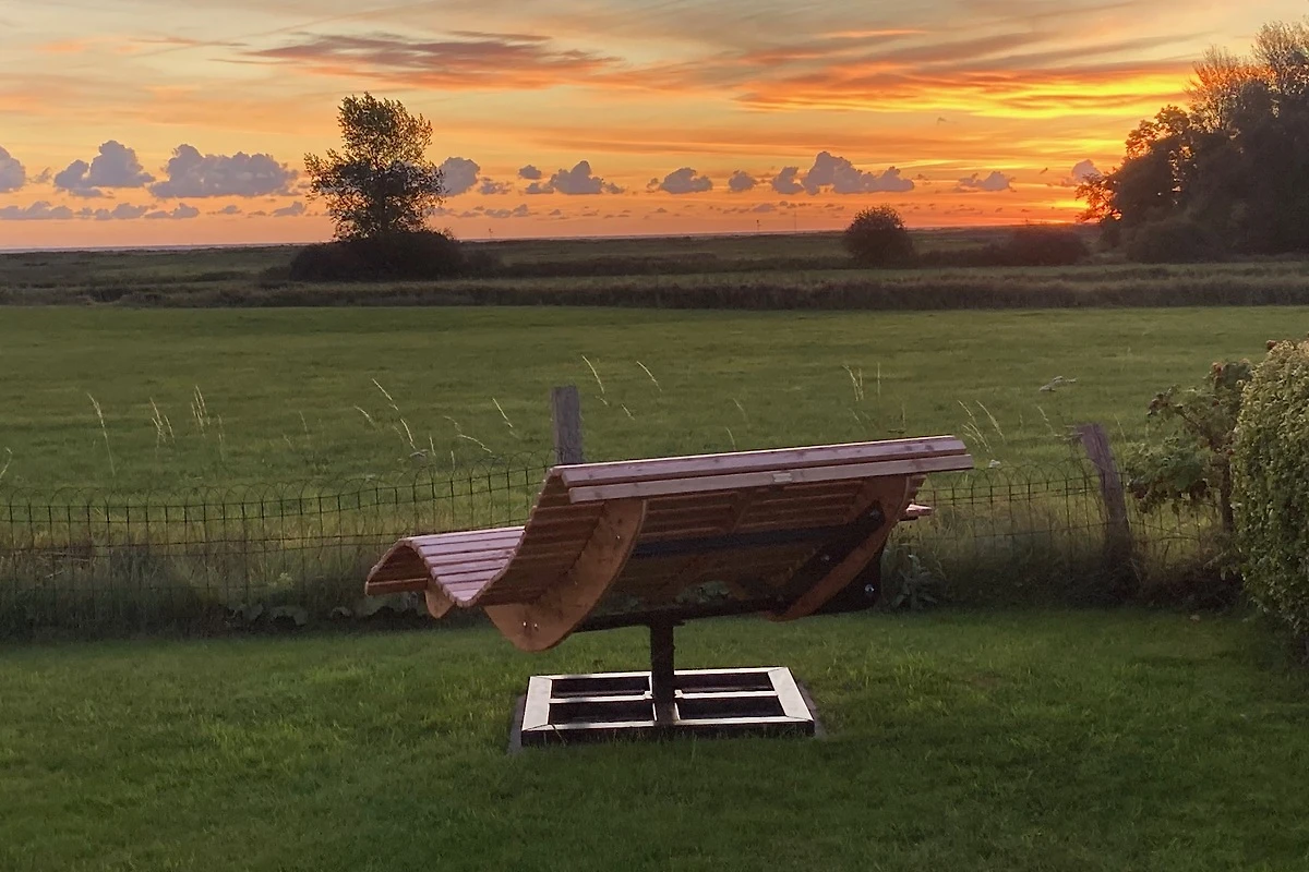 Blick ins Grüne Richtung Ostsee